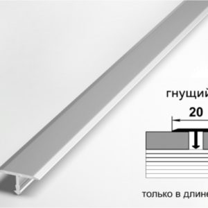 Одноуровневые пороги ЛС 10 анод серебро 01л